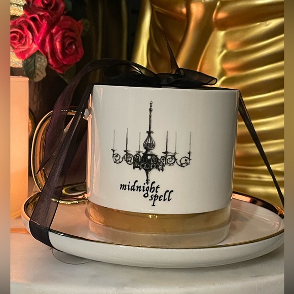 ELEGANCE Midnight Spell Chandelier Cup And Saucer Set 🖤🖤🖤 - Picture 7 of 7